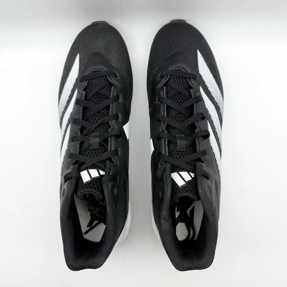 Adidas Mens Adizero Impact.2 MD Football Cleats Size 11 Black White Athletic EUC
